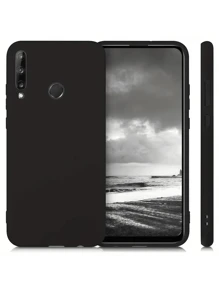 1pc Black Anti-Drop Phone Case, Compatible With Samsung/Apple/OPPO/ Series Smartphones. Black Shockproof Phone Case, Minimalist Design, Solid Color Phone Case, TPU Shockproof Phone Case (Military-Grade)