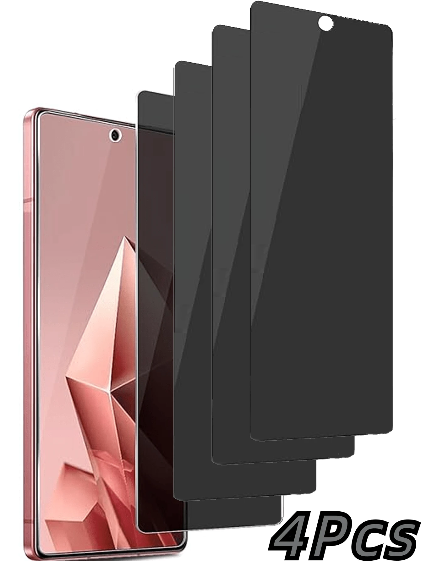 4 Stück Infinix/Smartphone Displayschutz, 9H Härte gehärtetes Glas, wasserfest, ölfest, fingerabdruckfest, bruchsicher, ideal als Oster-, Muttertags- oder Geburtstagsgeschenk für Familie und Freunde, Datenschutz, Handy-Zubehör