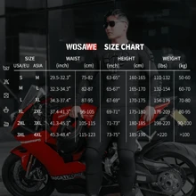 WOSAWE Pantalon de cyclisme sport WOSAWE pour hommes avec armure souple, certifié CE, absorption des chocs, rembourrage, très extensible, respirant et confortable