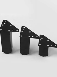 4-Piece Metal Triangle Shaped Furniture Leg Replacement Coffee Table, Cabinet Legs, Sofa Accessories, Hardware Accessories