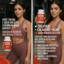 CREATINE - 60 Capsules | Strawberry With Collagen + BCAA - Arkad Supplements - Others - View 2