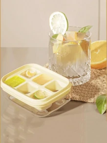 1pc/3pcs Ice Cube Tray, Household Refrigerator Ice Cube Mold, Silicone Ice Cube Maker With Lid, Press Mini Square Ice Cube Trays
