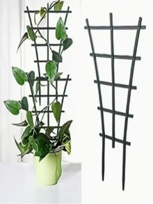 2 Pieces Plant Climbing Stand Potted Plants, Climbing Plants And Stackable Plant Stand Potted Flower Stand Orchid Rose Artificial Plant Stand Plastic Stand - Multicolor - View 2