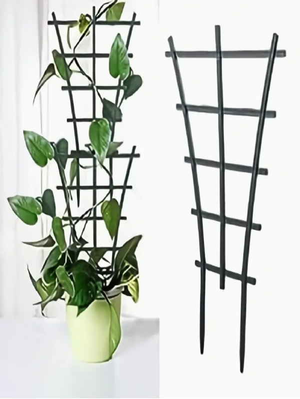 2 Pieces Plant Climbing Stand Potted Plants, Climbing Plants And Stackable Plant Stand Potted Flower Stand Orchid Rose Artificial Plant Stand Plastic Stand