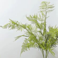 1/2/3 件装人造绿色植物枝条，仿蕨类叶子，适用于 DIY 花墙、场景装饰、客厅卧室花瓶插花、婚礼、派对、家居装饰、桌面摆件。秋冬季落叶植物，家居装饰、桌面装饰、农舍风格装饰，抗紫外线人造花，适用于悬挂式花园、门廊、窗台、户外装饰。 - 綠色 - 查看 3