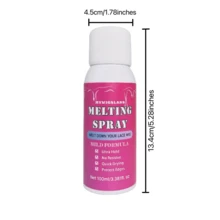 Lace Melting Spray For Glueless Wig Install,  Lace Adhesive For Wigs, Skin Friendly Formula To Protect Edges - 100ml - 查看 6