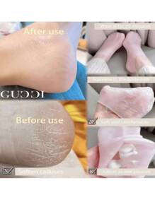 1 Pair Silicone Foot Spa Socks For Dry Cracked Feet, Silicone Moisturizing Socks For Women, Foot Care Silicone Socks, Spa Gel Socks Foot Care After PedicureHydrating Gel Moisturizer For Dry, Cracked Feet - Relaxing Massage, Softenin, Foot Care, Skin Care ﻿