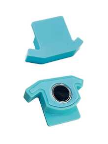 1pc Adjustable Magnetic Sewing Edge Ruler With Scale, Small Blue Magnetic Sewing Quilting Seam Guide, Strong Plastic Edge Binder, Precise Stitching, Magnetic Attachment - No Battery Needed, Suitable For Home Sewing Machine - Blue - View 5