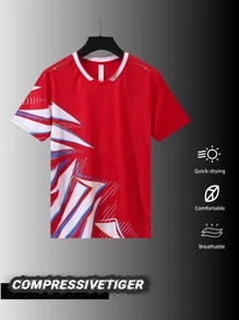 Customized Pattern/Logo/Name/Number Men's Sports Sweatshirt, Quick Dry Breathable, Suitable For Soccer Football, Badminton, Volleyball, Spring/Summer