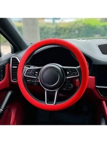Stretchy Breathable Car Steering Wheel Cover, Non-Slip Anti-Wear Thin Steering Wheel Protector, All Season Sweat-Absorbing - one-size - View 14