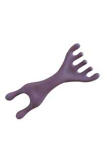 mingxuan 2pcs Plastic Massage Comb, Multi-Functional Massage Tool For Head, Face Acupressure, And Body Massage - Brown - View 8