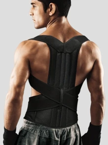 1 pièce, ceinture lombaire réglable pour hommes et femmes, redresseur de posture de fitness, redresseur de dos réglable intégré convenant aux hommes et aux femmes, très adapté aux activités de fitness et de loisirs