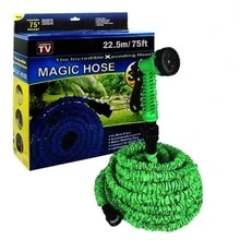 Manguera mágica extensible herramienta riego jardín patio resistente irrigación plantas césped sistema expansible práctico compacta enrollable resistente fácil guardar versátil - Multicolor - Ver 4