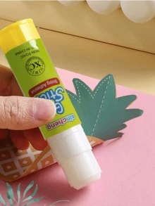 5 Packs (9g) PVA Cartoon Solid Glue Sticks For Office & Student DIY Handmade Stationery, White, Back To School Season - Multicolor - View 2