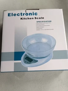 5公斤数字厨房秤，高精度食物秤，带测量碗，适用于身体、食物、草药、药品
