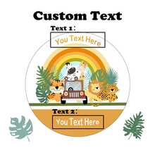 1pc 4 Sizes Customized Custom Rugs Carpet Rugs For Bed Room Rugs Living Room Door Mat Bedroom Rug Carpet For Living Room Cute Little Animal Round Rug Bedroom Rug Imitation Cashmere Living - Multicolor - View 3