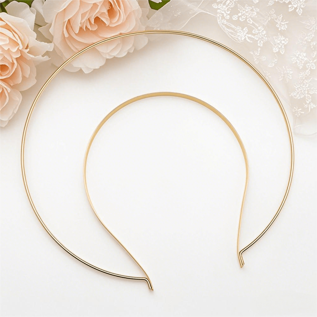 1 pezzo 2 livelli Cerchietto vintage dorato stile antico Metal Headband Accessori per capelli dorati per donne spose feste, cerchietto, fascia per capelli