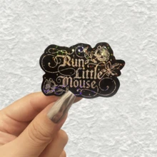 Nhãn dán trang trí "Run Little Mouse" trên giấy – Lấy cảm hứng từ Haunting Adeline, Cat & Mouse Duet, HD Carlton – Lý tưởng cho những người yêu sách & Người hâm mộ tiểu thuyết lãng mạn đen tối, Đồ dùng học tập, Quay lại trường học - Nhiều màu - Xem 17