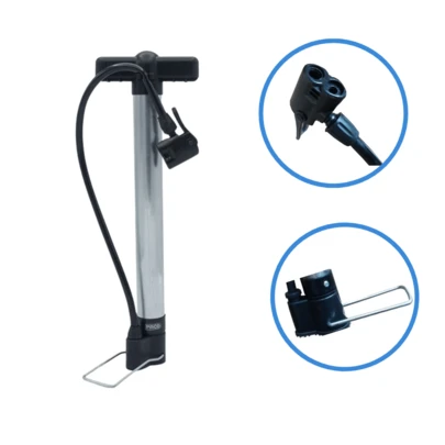 Bomba de ar para encher pneu de Bicicleta Com Válvula Americana Schrader e Válvula Presta - Paco