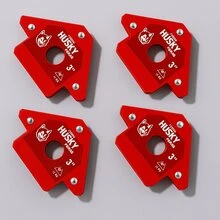 4 Escuadras Para Soldar 3 Imán Soldar Husky - Multicolor - Ver 2