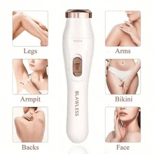 Afeitadora eléctrica recargable 3 en 1 - Una recortadora de cabello indolora apta para la cara, la nariz, las cejas y la barba, apta para recortadoras de cabello de mujer, maquinillas de afeitar faciales, eliminación del vello, barba, brazos, piernas, axilas y bikini - Juego de afeitadora portátil, juego de belleza recargable, regalo para fiestas