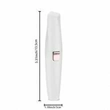 1 pieza Removedor y recortador facial recargable 2 en 1 para mujeres, con depilador, funciones de eliminación de vello del labio y las cejas - ¡Logre una piel suave y sin imperfecciones en minutos! - Blanco - Ver 12