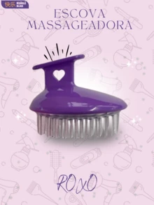 Professional Anti-Dandruff Heart Massage Brush For Scalp Bath Shampoo - 彩色 - 查看 5