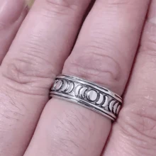 1pc Vintage Creative Total Solar Eclipse Ring, Fashion Personalized Party Ring Jewelry Gift For Valentine's Day