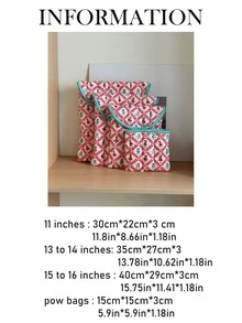 Korean Ins Cotton Computer Bag Soft Puff Princess IPad Bag Embroidered 13 Inch Computer Inner Bag - Multicolor - View 12