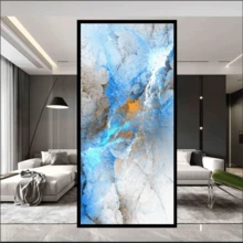 Abstract Art Of Marble Texture Glass Door Window Sticker For Home Decoration Wall Decor Room Decor Stickers Personalised Stickers - Picture Color - View 6