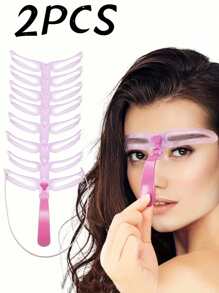 1pc/8pcs/16pcs/24pcs/32pcs/40pcs/48pcs Eyebrow Makeup Stencils, Easy To Sketch Perfect Eyebrow Shape, Skin-Friendly Reusable Design, Suitable For Commuting, Dating, Travel, Providing Various Eyebrow Styles To Meet Different Needs. Portable And Compact, Ideal For Makeup Touch-Ups Anytime. Great Gift For Parties, Travels, Festivals, Birthdays, Loved Ones.,Makeup,Cheap,Room Decor,Vanity,Travel,Bedroom,Makeup Accessories