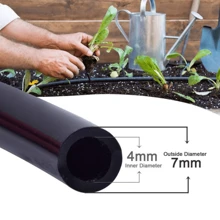One Drop In Place! 4 * 7 PVC New Material Micro Spray Drip Irrigation Capillary Tube Precise Irrigation Saves 50% Water
