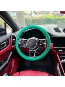 Stretchy Breathable Car Steering Wheel Cover, Non-Slip Anti-Wear Thin Steering Wheel Protector, All Season Sweat-Absorbing - one-size - View 12
