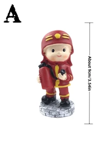 Assorted Firefighter Cake Decorations: Firefighter Themed Happy Birthday Cake Toppers, Firefighter Truck Figurine Cake Decorations, Firefighter Theme, Housewarming Party, Birthday Party Decorations, Cake Decor