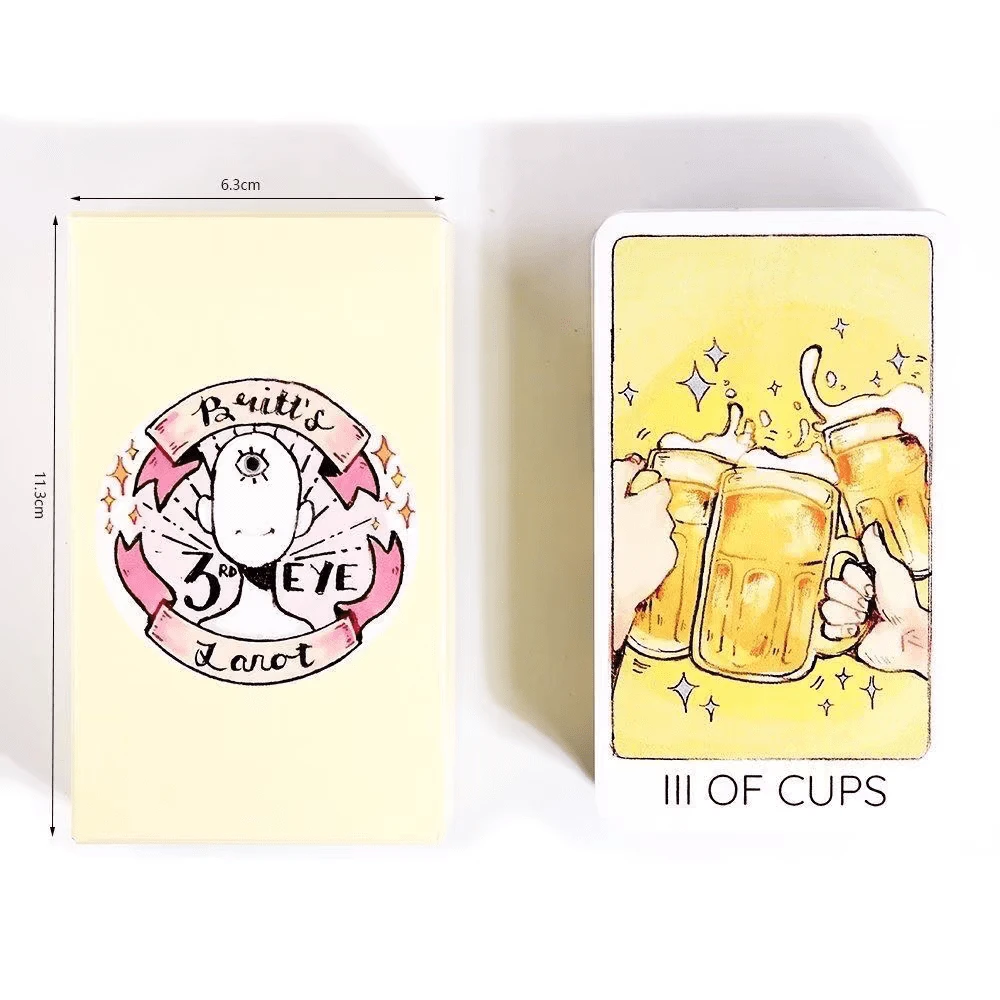 3rd Eye TAROT Card Deck - Yellow - View 1