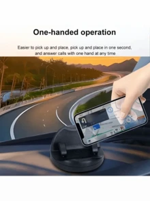 1pc Dashboard Navigation Bracket, Specialized Car Phone Holder Bracket, High-Grade Anti-Slip Mat Universal Fixation