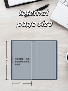 24pcs Bank Deposit/Withdrawal Receipt Storage Folder, Large Capacity Waterproof Collection Book, For Vouchers, Bills - Multicolor - View 3