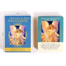 Angels Of Abundance Oracle Cards, English Version - Blue - View 1