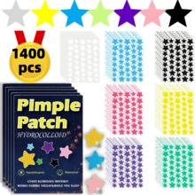 1400片星形祛痘贴，遮盖面部瑕疵，隐形祛痘贴 - 彩色 - 查看 18