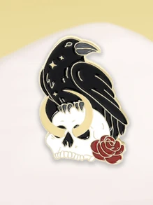 Broche de Esmalte de Médico da Peste "Confie em Mim, Sou Médico" Bico de Animal Rosto Punk, Broche de Lapela, Joia de Halloween, Presente para Amigos, Acessórios Diários de Festa, Joia da Moda, Presente para Melhor Amigo, Pino para Roupas, Enfeite de Mochila, Suprimentos de Professor, Enfeite de Bolsa, Acessórios de Escritório Fofos, Camisas, Jaquetas, Acessórios de Outono-Inverno, Roupas, Pino Engraçado, Presentes de Professor