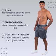 Men's 2 In 1 Thermal Shorts For Running Gym