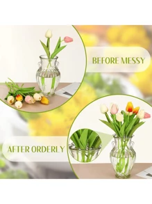 Flower Arrangement Holder Wire Flower Twist Reuseable Floral Frogs For Arrangements Metal Floral Grid For Vase Flower Lid Arranger Floral Plant Stems Bouquets Fixation 4/5/6Inch Gifts Birthday Graduation