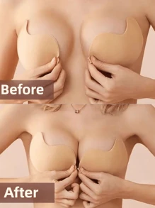 1 Pack Invisible Push Up Mango Bra For Women Wedding Dress, Suspender, Bra - Suitable For Suspender, Dress, Bodysuit