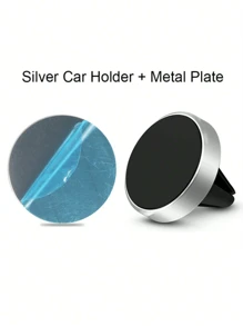 1 pièce Support de téléphone magnétique de voiture universel, compatible avec l'iPhone X, support de téléphone magnétique pour bouche d'aération, compatible avec la navigation GPS, compatible avec les téléphones iPhone et Android, cadeau pour anniversaire, famille, amis, accessoires de voiture