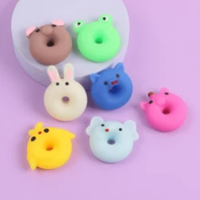 5/10/20/30 件随机可爱 S 形甜甜圈柔软玩具，适合作为成人派对礼物、迷你减压器、圣诞派对礼物、课堂奖励、生日礼物、礼品袋填充物