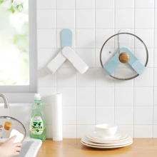 Adjustable Pot Lid Holder, Fits In Cabinet, Wall-Mounted Inside Cabinet Door For Pot Lid Storage, ABS Material Hanging Kitchen Rack