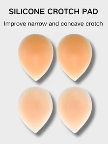 1 Pair Of Silicone Hip Pads/Butt Pads, 2 Ways To Wear To Improve Depression, Plump Waist And Hip Accessories - Khaki - View 2