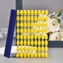 1/2 Set Plastic Letter Stamp, Plastic Letter And Number Stamp Set For Polymer Clay, Pottery Clay, Ceramic And Pottery Decorations - Non-Electric DIY Embossing Molding Tool Kit, With Letter Embossing Molds For Decoration, Crafts Suitable For Special Occasions - Plastic Material, Multi-Functional Clay Stamp Set, Arts And Crafts Supplies - Multicolor - View 10