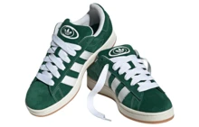 Campus 00s 'Dark Green Gum' Cloud-White Sneakers Men H03472