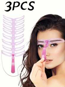 1pc/8pcs/16pcs/24pcs/32pcs/40pcs/48pcs Eyebrow Makeup Stencils, Easy To Sketch Perfect Eyebrow Shape, Skin-Friendly Reusable Design, Suitable For Commuting, Dating, Travel, Providing Various Eyebrow Styles To Meet Different Needs. Portable And Compact, Ideal For Makeup Touch-Ups Anytime. Great Gift For Parties, Travels, Festivals, Birthdays, Loved Ones.,Makeup,Cheap,Room Decor,Vanity,Travel,Bedroom,Makeup Accessories